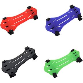 Minelife 4 Pack Archery Arm Guard Forearm Protector, Adjustable Bow Armguard Arm Protector Rubber for Kids & Youth Shooting Hunting Practice