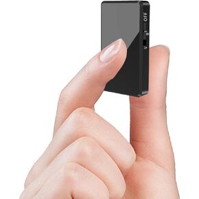 Voice Recorder - 64GB Mini Voice Recorder - Digital Voice Recorder with Noise Reduction, Voice Activated Recorder for Study Lectures Meetings Interviews, Portable Audio Recorder with Earphones