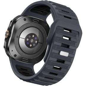 فرقة Adorve Silicone Sport فقط من أجل Galaxy Watch Ultra Bands 47 ملم - حزام ناعم ومريح ومريح ومقاوم للماء ومتين وآمن مناسب مع Samsung Watch Ultra Band for Men