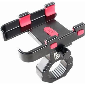Bike Cellphone Holder for Bike 360 Degree Rotation Heavy Duty Aluminum Phone Holder for Motorcycle Handlebar Mount Stands for 4.5 to 7.0inch Smartphone