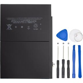 Li-Polymer A1547 Tablet Battery Compatible with iPad 6 MH0W2ll/a MNV72ll/a MH182ll/a MH1J2ll/a, for iPad Air 2, for iPad Air 2 WiFi A1547 A1566 A1567 MGKL2LL/A MGL12LL/A Replacement with Tools