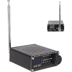 ATS 20+ Radio Receiver, High Sensitivity, Portable Small World Band Digital Receiver with Multiple Channels and High Sensitivity for Outdoor Camping and Home
