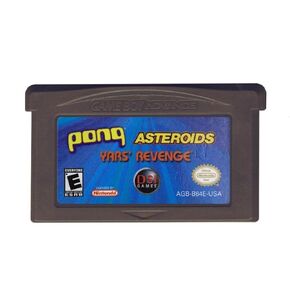 Asteroids/Pong/Yar's Revenge - Gameboy Advance (Renewed)
