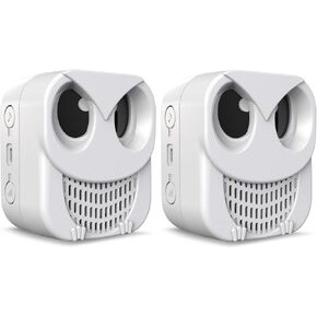 HTZSAFE Rechargeable Dual-Direction Motion Sensor & Detector, 35 Optional Chimes&Voices, Differentiate Come & Go with Different Sounds, Ideal for Household & Business,2 Sensor
