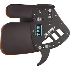 BICASTER ASA Finger Tabs Cowhide Face+Aluminum Plate for Olympic Recurve