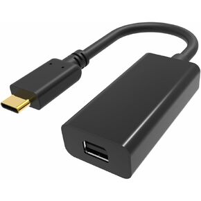 TECHTOBOX USB C to Mini DisplayPort Adapter |4K@60Hz High-Speed USB Type C to DP 4K Converter [Thunderbolt 3/4 Compatible] for MacBook Pro/Air,iPad,Galaxy S23 and Other USBC Laptops