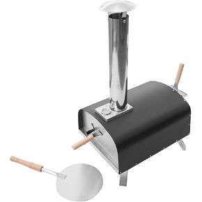 Thunderbay Pizza Oven Outdoor 13" Wood Fired Camping Stove Portable Backyard Pizza Maker