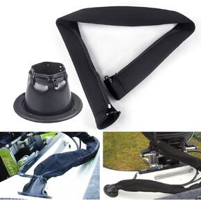 2PCS 48-Inch Zippered Rigging Sleeve Trolling Motor Sleeve Management Sleeve for Cover Wire and Extension Cords, Organized Cable Management