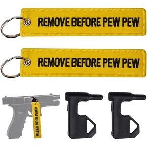 Chamber Safety Flags for Rifles Handguns Shotguns, Chamber Safety Flags with Bright Tags Universal Compatibility Empty Chamber Indicators