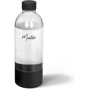 900ML Matte Black Bottle - Effortless Fizz & Hydration - Durable & Eco-Friendly Design - Reusable PET Sparkling Water Bottle for our Machines