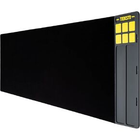 Teksti Compositional Gun Cleaning Mat - Large & Spacious 49"x16" Workbench Mat with Magnetic Pad Organizer Tray - Easy Cleaning & Storage - Universal Cleaning Kit for Guns