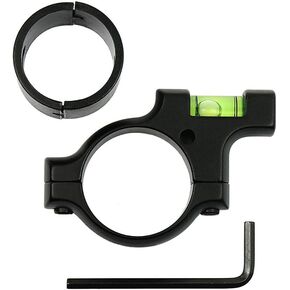West Lake Precision Scope Leveling Kit, includes 30mm Smooth Alloy Scope Bubble Level Indicator (Anti-Cant) and 1" Ring Reducer, for Precision Shooting, Competition and Hunting