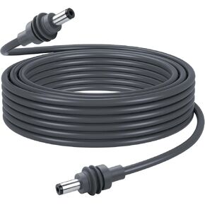 CERRXIAN DC Power Cable for Starlink Mini, 5M/16.4FT 100W Starlink Mini DC5521 Power Replacement Waterproof Cable for Outdoor/Indoor Gray