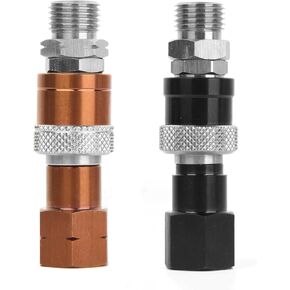 Owfeel Oxy Acetylene Quick Connects,Oxy Acetylene Hose Quick Connect Fittings Set,Oxy-Fuel Quick Connect To Hose Coupler Set with Safe Fuel/Oxygen Disconnect
