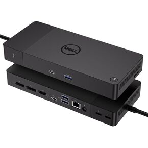 Dell WD19S 180W Docking Station, USB-C, 3 External Display, HDMI, Dual DP, Power Charge up to 130W + ITSPWR Bundle with HDMI 4K Cable + DP Cable+ Cleaning Cloth