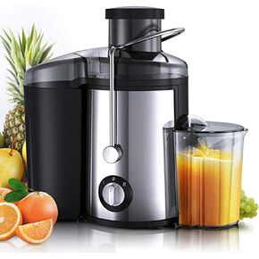 Juicer Machines, 800W Powerful Juicer Machines with 2.5inch Large Feed Chute Fully Automatic Centrifugal Juice Extractor Maker, 2 Speeds, Residue Separated, Easy to Clean