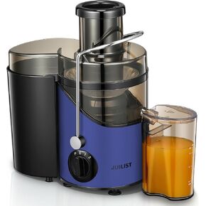 Juicer Machines, Juilist 3" Wide Mouth Juicer Extractor Max Power 800W, for Vegetable and Fruit with 3-Speed Setting, 400W Motor, Easy to Clean, Purple