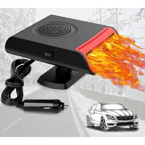 Car Heater,12V 150W with Heating and Cooling 2 in 1 Modes Heating/Cooling Automobile Heater Demister Vehicle Heater Fan Suitable for All Car,Christmas gifts