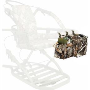 Tree Stand Hunting Bag, Hunting Fanny Pack for Treestands Climbing, Waterproof Camouflage Hanging Storage Bag for Treestand Platform Saddle, Hunting Gear Accessories