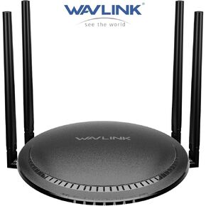WiFi Router AC1200, WAVLINK Smart Router Dual Band 5Ghz+2.4Ghz, Full 4 Gigabit Ethernet Ports, USB 3.0 Port, Wireless Internet Routers for Home, Gaming