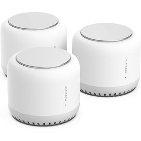 Meshforce M7 Tri-Band Whole Home Mesh WiFi System (3 Pack), Gigabit Mesh WiFi Routers, Seamless High Performance Wireless Covers 7+ Rooms and 75+ Devices