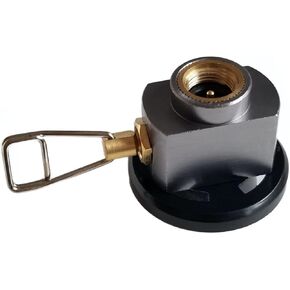 Butane Gas to EN417 Lindal Valve Canister Refill Adapter Gas Saver Isobutane Fill Camping Gas Canister Adapter