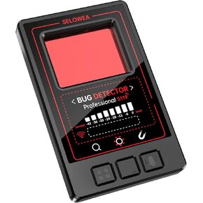 Portable Hidden Camera Detector, Spy Camera Finder, RF Signal Bug Sweeper & GPS Tracker Detector for Home, Office, Hotel & Travel – Anti-Spy Security Scanner