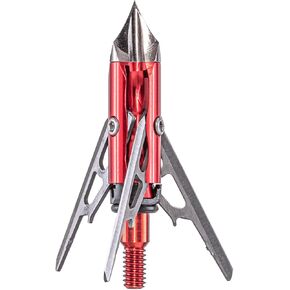 Rage 3 Blade Chisel Tip SC Mechanical Broadhead, 100 Grain, 1.6" Cut - 3 Pack