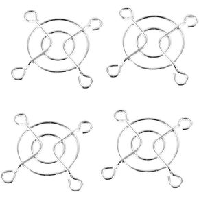 uxcell 4 Pcs Axial Cooling Fan Finger Guard Grill Metal Wire 40mm for PC CPU