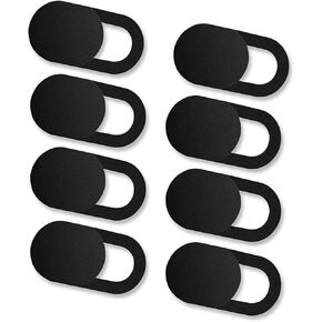 Webcam Cover, Cover Camera Laptop, 0.027 Ultra Thin Compatible with iPhone iPad MacBook Pro Laptop PC iMac Cell Phone-Camera Blocker Slider Protect Your Privacy Security (8 Pack)
