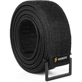 VOTAGOO 1.5" Inner Belt Hook Liner EDC Belt with Metal Buckle Fit Inside Duty Belt for 1.75"-2" Loop Outer Belt