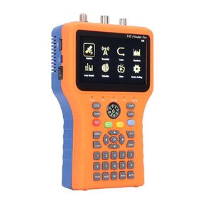 V8 Digital Satellite Finder, 4.3inch LCD Screen Display Meter Satellite and TV Finder with Function TV Antenna Strength Meter Finding Meter