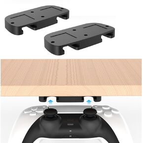 Uberwith 2 Pack Under Desk Controller Stand for PS 5/4 Montroller Table Mount مع حامل لاصق قوي لوحدات تحكم PS 5