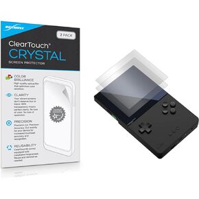 BoxWave Screen Protector Compatible with Analogue Pocket - ClearTouch Crystal (2-Pack), HD Film Skin - Shields from Scratches for Analogue Pocket