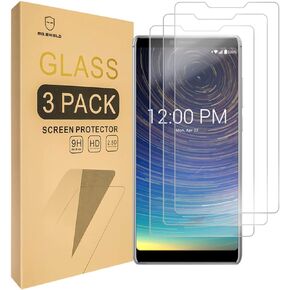 Mr.Shield [3-PACK] Designed For CoolPad Legacy [Tempered Glass] Screen Protector with Lifetime Replacement