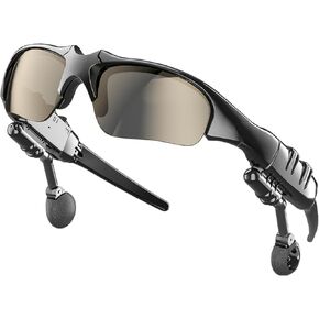 AI Smart Glasses with Language Translator for Men with Speakers Wireless Translation Bluetooth Headphones Bike Cycling Sunglasses for women that Play Music Riding Glasses