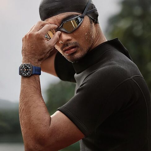 Adorve Silicone Sport Band Only for Galaxy Watch Ultra Bands 47mm - Soft, Comfortable, Breathable, Waterproof, Sturdy, Secure Fit Replacement Strap Compatible with Samsung Watch Ultra Band for Men in Kuwait