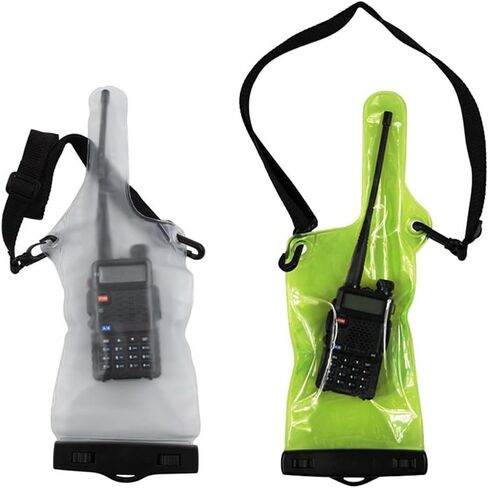 4pcs Universal ثنائية الاتجاه حقيبة مقاومة للماء ، حقيبة محمولة محفوظة للمطر مع حزام قابل للتعديل متوافق مع Motorola Kenwood Midland UV-3R UV-5R PX-888 Walkie Talkie in Saudi Arabia