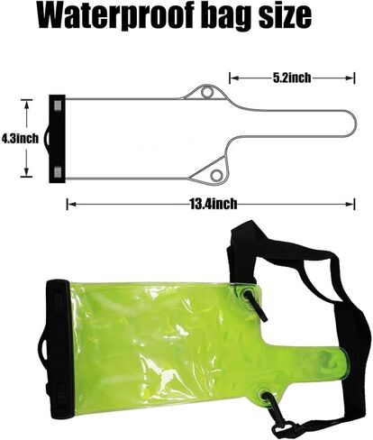 4pcs Universal ثنائية الاتجاه حقيبة مقاومة للماء ، حقيبة محمولة محفوظة للمطر مع حزام قابل للتعديل متوافق مع Motorola Kenwood Midland UV-3R UV-5R PX-888 Walkie Talkie in Saudi Arabia