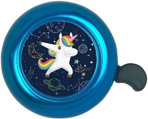 Unicorn Bike Bells for Kids Boys Girls Adults Unicorn Mountain Bike Childrens Kids Bike Beach Cruiser Scooter Colorful, Love Unicrons, Black Blue Red Gold Silver Purple Aluminum in Saudi Arabia