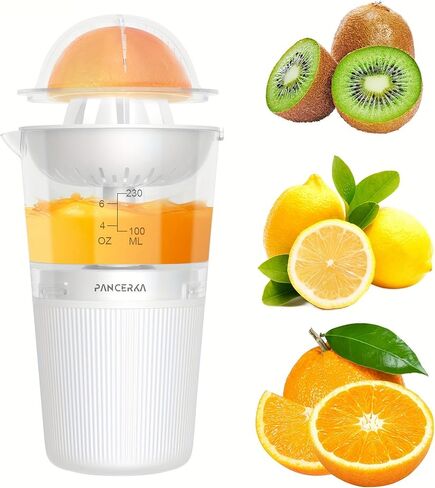 6oz آلات USB Citrus Juicer-عصير جديد سريع وسهل ، محمول تمامًا ، D-8110 ، أبيض in Kuwait