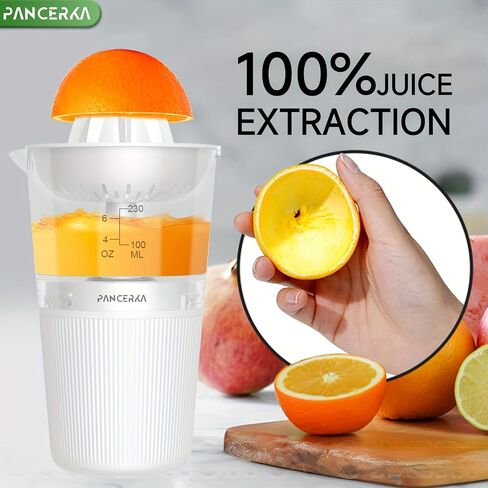 6oz آلات USB Citrus Juicer-عصير جديد سريع وسهل ، محمول تمامًا ، D-8110 ، أبيض in Kuwait