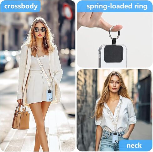 2 Pack Phone Lanyard Cell Phone Lanyard Crossbody Adjustable Phone Strap for Use Around the Neck Cell Phone Lanyard in Kuwait