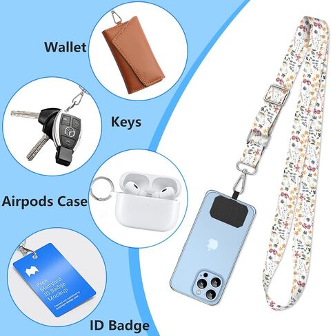 2 Pack Phone Lanyard Cell Phone Lanyard Crossbody Adjustable Phone Strap for Use Around the Neck Cell Phone Lanyard in Kuwait