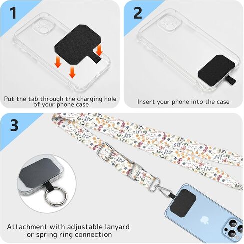 2 Pack Phone Lanyard Cell Phone Lanyard Crossbody Adjustable Phone Strap for Use Around the Neck Cell Phone Lanyard in Kuwait