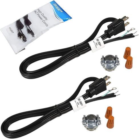 HQRP 2-Pack Garbage Disposal Power Cord Kits Compatible with InSinkErator CRD-00 Replacement fits Badger, Compact, Cover-Control-Plus, Essential, Excel, Select, Select Plus, Septic Assist, SupremeSS in Saudi Arabia