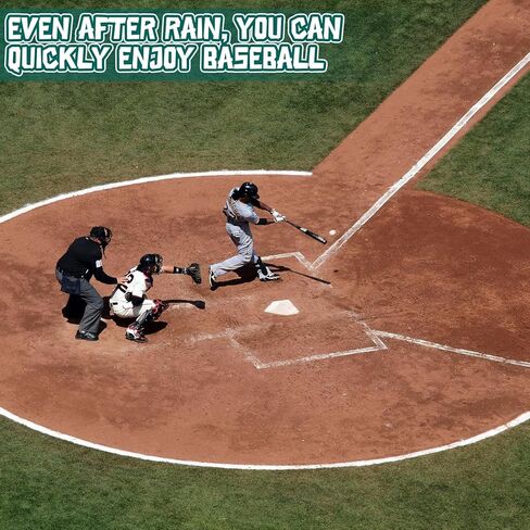 Nuanchu 4 Pack Puddle Sponge لمجالات البيسبول 16 "× 24" منصات امتصاص المياه الخضراء حقائب الفيضان الرياضية امتصاص المياه لإزالة البرك من Infoelds الرطبة in Kuwait