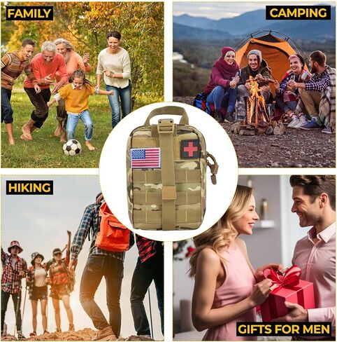 Ultimate Survival Kit 153 in 1 ، مجموعة الإسعافات الأولية في حالات الطوارئ للإسعافات الأولية ، حقيبة البقاء على قيد الحياة كاملة ، مجموعة الإسعافات الأولية الخفيفة الوزن الكاملة ، معدات التخييم العسكرية للبقاء على قيد الحياة in Saudi Arabia
