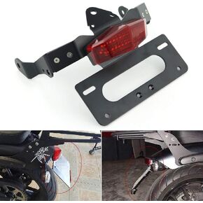 Xitomer Fender Eliminator, Tail Tidy Fit for Vulcan s 2015-2024 / Vulcan Café 2018-2024 / Vulcan S ABS 2015-2024 / Vulcan S Cafe ABS 2016-2024, with LED Tail light