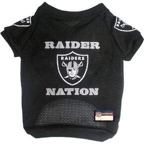 Pets First OAK-4000-XS Raiders Raglan Jersey, Multi, one Size